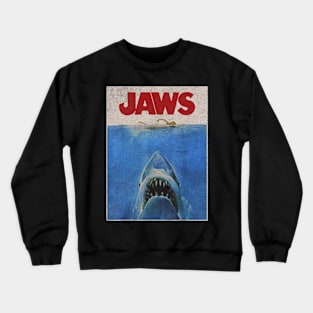 shark killing beach summer Crewneck Sweatshirt